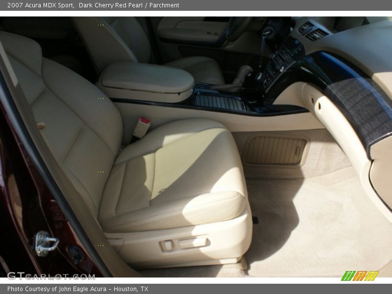 Dark Cherry Red Pearl / Parchment 2007 Acura MDX Sport