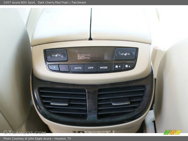 Dark Cherry Red Pearl / Parchment 2007 Acura MDX Sport