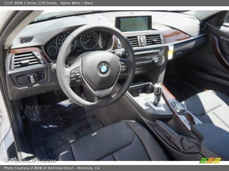 Alpine White / Black 2015 BMW 3 Series 328i Sedan