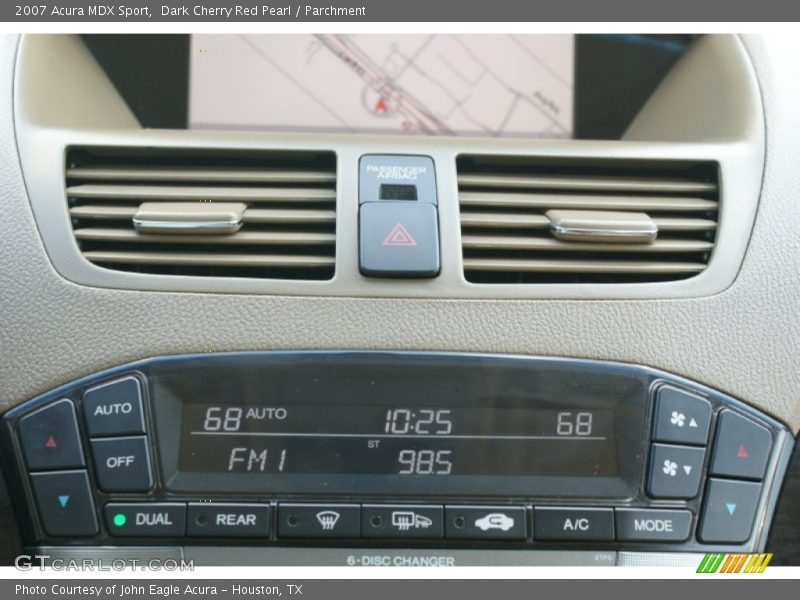 Dark Cherry Red Pearl / Parchment 2007 Acura MDX Sport