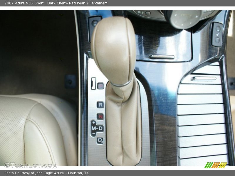 Dark Cherry Red Pearl / Parchment 2007 Acura MDX Sport