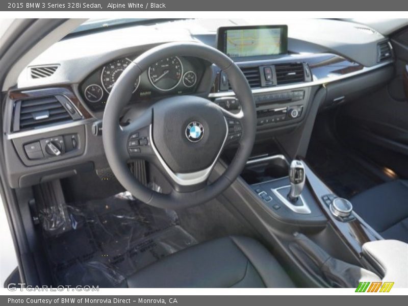 Alpine White / Black 2015 BMW 3 Series 328i Sedan