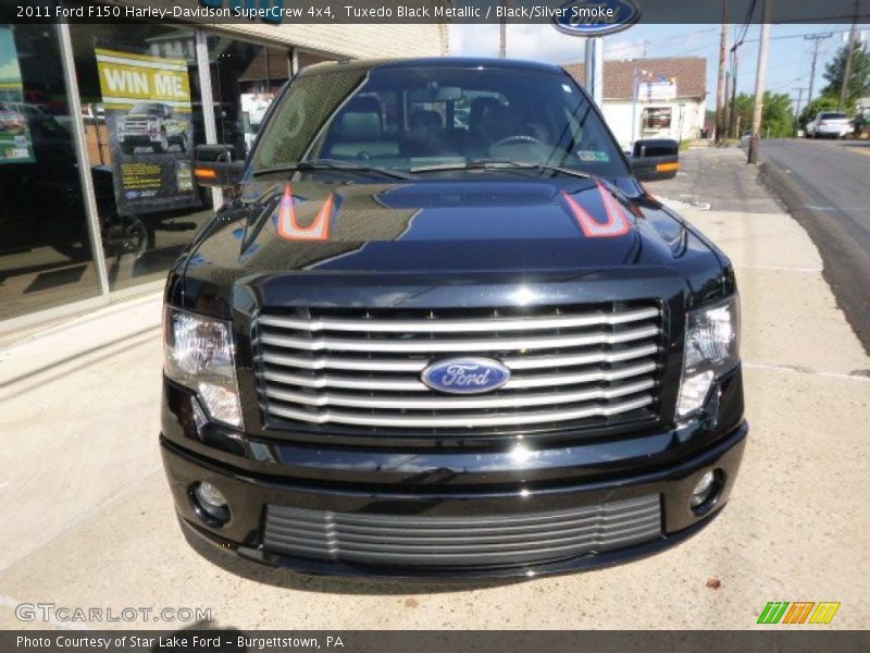 Tuxedo Black Metallic / Black/Silver Smoke 2011 Ford F150 Harley-Davidson SuperCrew 4x4