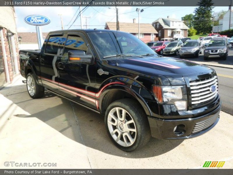 Tuxedo Black Metallic / Black/Silver Smoke 2011 Ford F150 Harley-Davidson SuperCrew 4x4