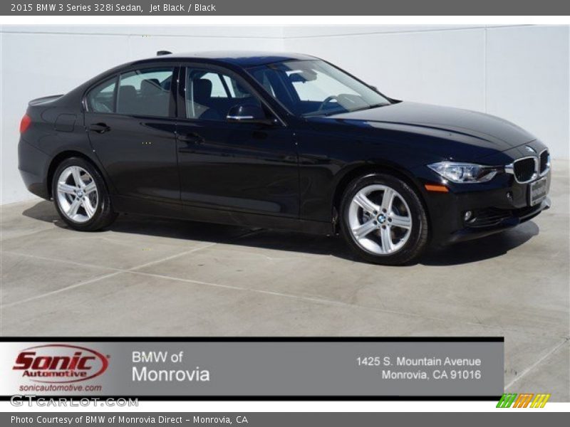 Jet Black / Black 2015 BMW 3 Series 328i Sedan
