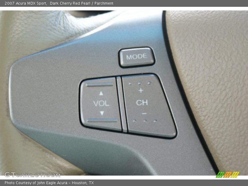 Dark Cherry Red Pearl / Parchment 2007 Acura MDX Sport