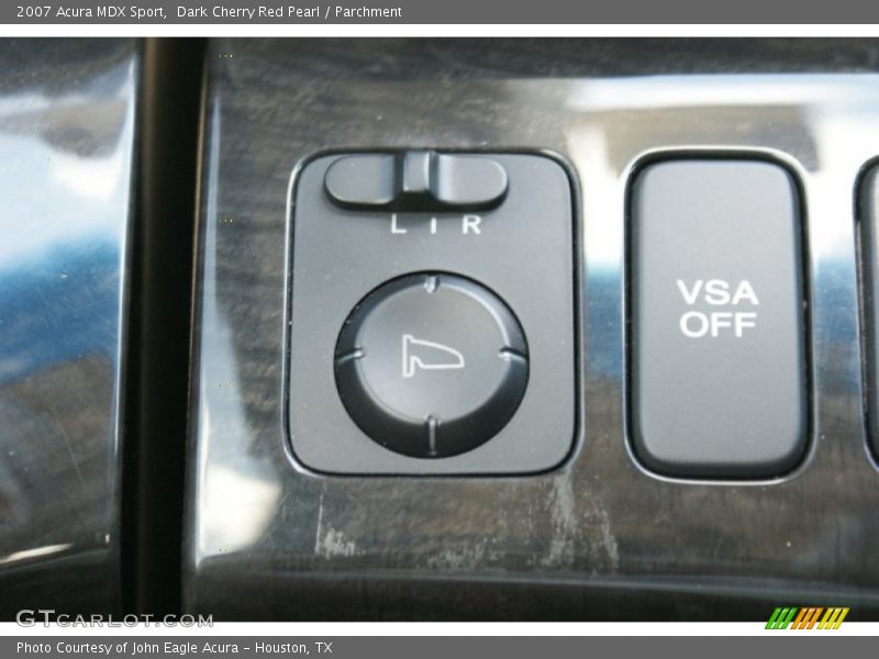 Dark Cherry Red Pearl / Parchment 2007 Acura MDX Sport