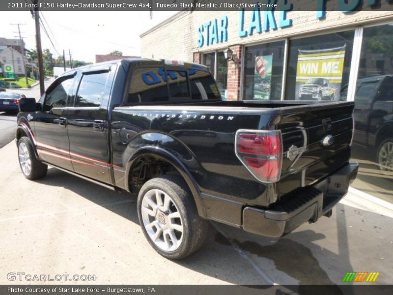 Tuxedo Black Metallic / Black/Silver Smoke 2011 Ford F150 Harley-Davidson SuperCrew 4x4