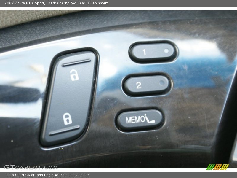 Dark Cherry Red Pearl / Parchment 2007 Acura MDX Sport