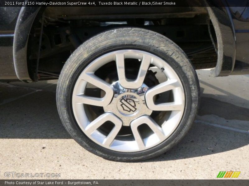 Tuxedo Black Metallic / Black/Silver Smoke 2011 Ford F150 Harley-Davidson SuperCrew 4x4