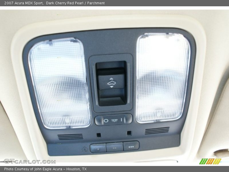 Dark Cherry Red Pearl / Parchment 2007 Acura MDX Sport
