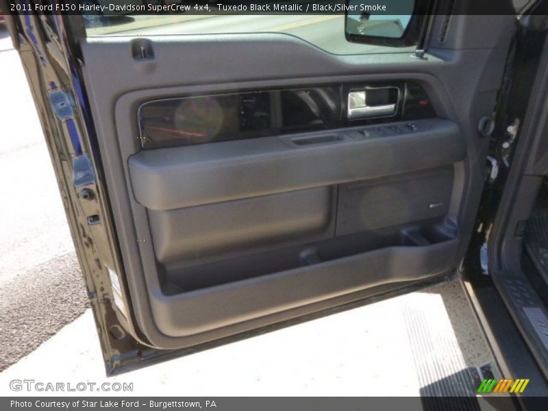 Tuxedo Black Metallic / Black/Silver Smoke 2011 Ford F150 Harley-Davidson SuperCrew 4x4
