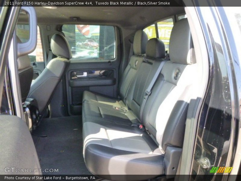 Tuxedo Black Metallic / Black/Silver Smoke 2011 Ford F150 Harley-Davidson SuperCrew 4x4