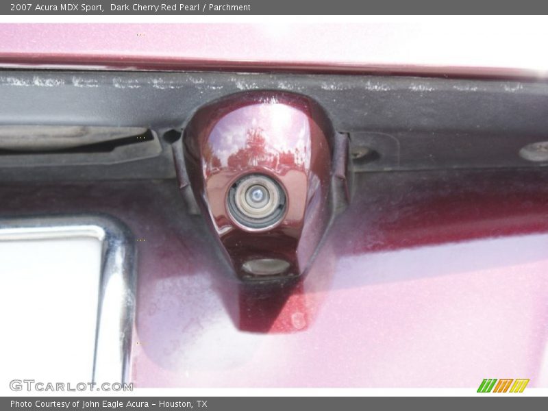 Dark Cherry Red Pearl / Parchment 2007 Acura MDX Sport