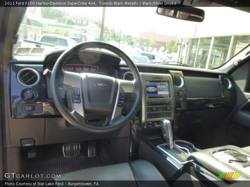 Tuxedo Black Metallic / Black/Silver Smoke 2011 Ford F150 Harley-Davidson SuperCrew 4x4