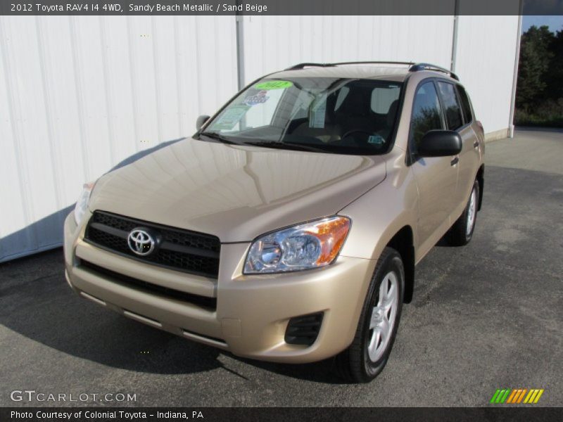 Sandy Beach Metallic / Sand Beige 2012 Toyota RAV4 I4 4WD