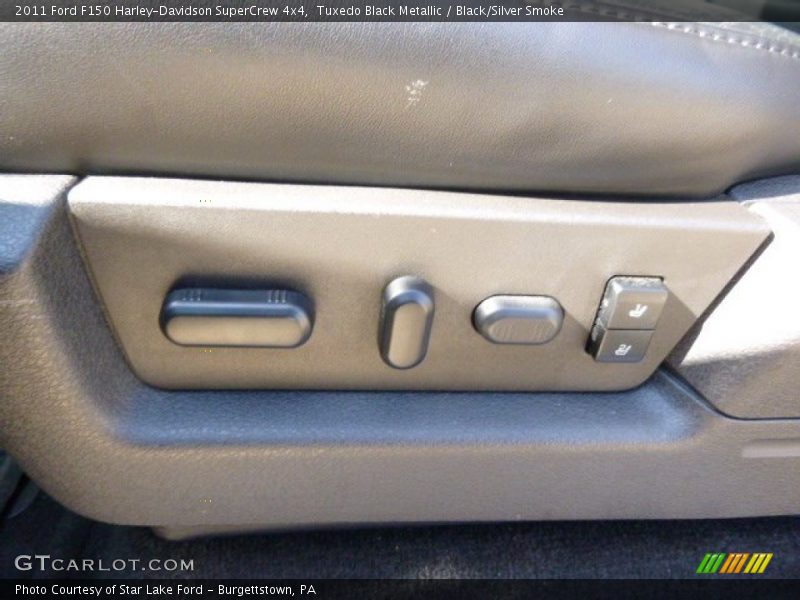 Tuxedo Black Metallic / Black/Silver Smoke 2011 Ford F150 Harley-Davidson SuperCrew 4x4