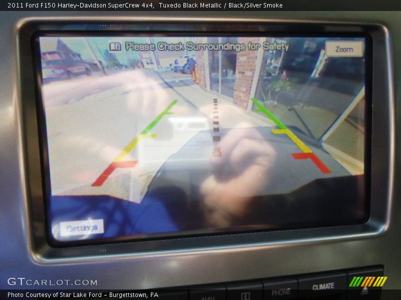 Tuxedo Black Metallic / Black/Silver Smoke 2011 Ford F150 Harley-Davidson SuperCrew 4x4
