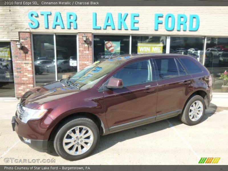 Cinnamon Metallic / Charcoal Black 2010 Ford Edge SEL