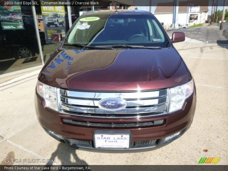 Cinnamon Metallic / Charcoal Black 2010 Ford Edge SEL