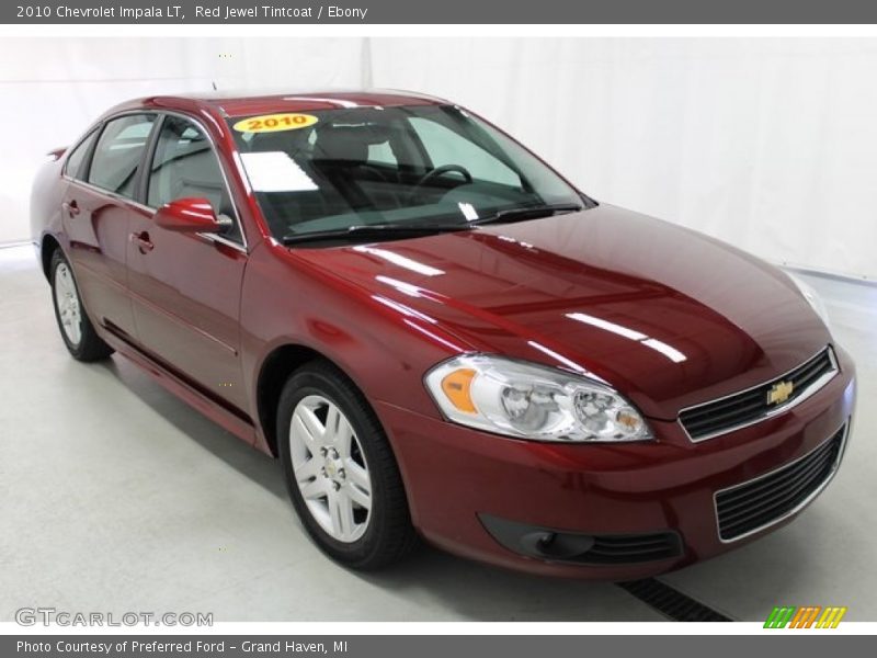 Red Jewel Tintcoat / Ebony 2010 Chevrolet Impala LT
