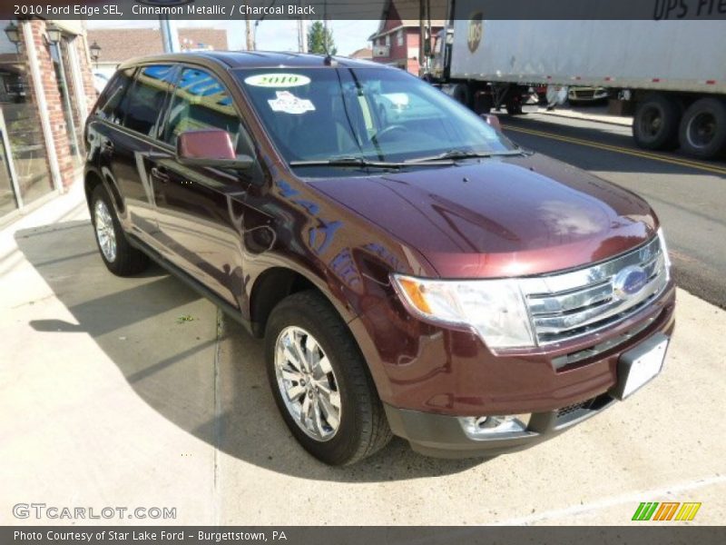 Cinnamon Metallic / Charcoal Black 2010 Ford Edge SEL