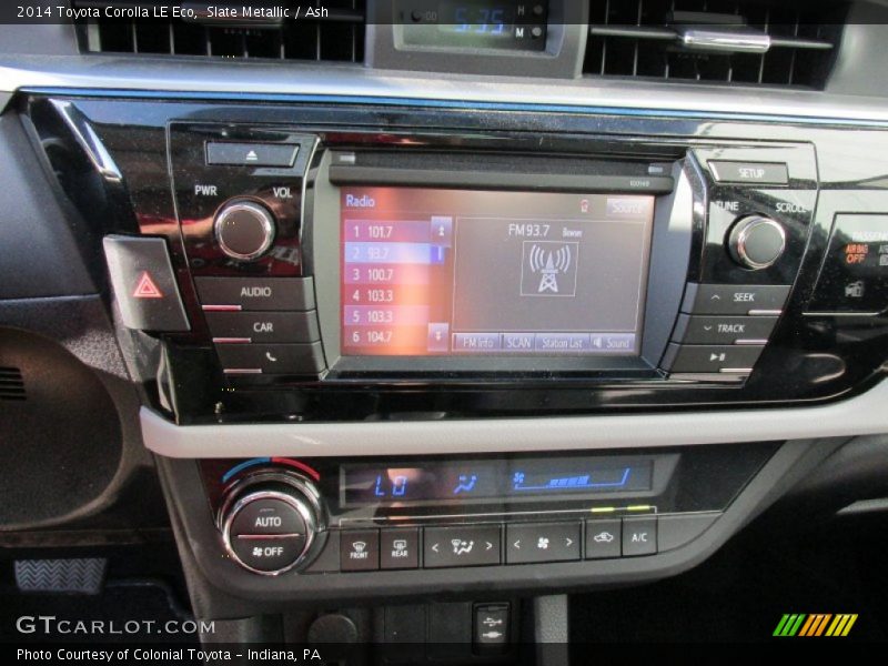 Slate Metallic / Ash 2014 Toyota Corolla LE Eco