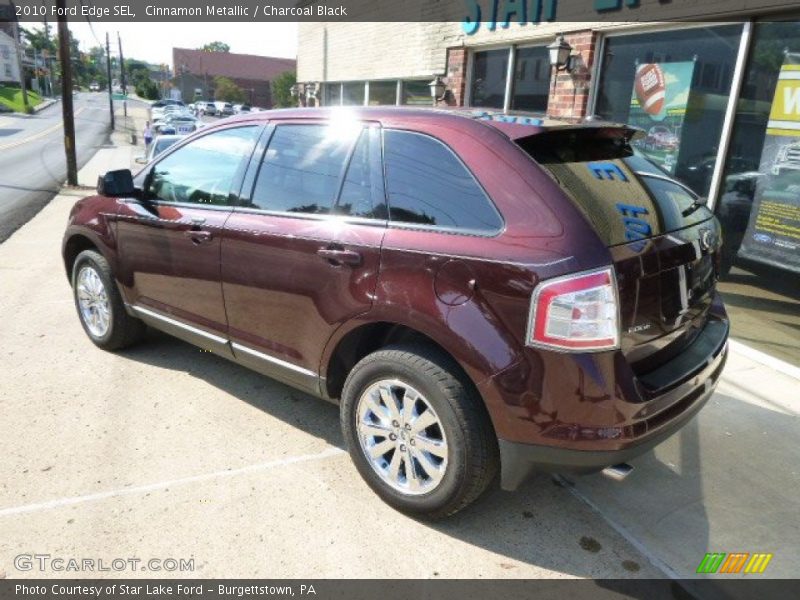 Cinnamon Metallic / Charcoal Black 2010 Ford Edge SEL