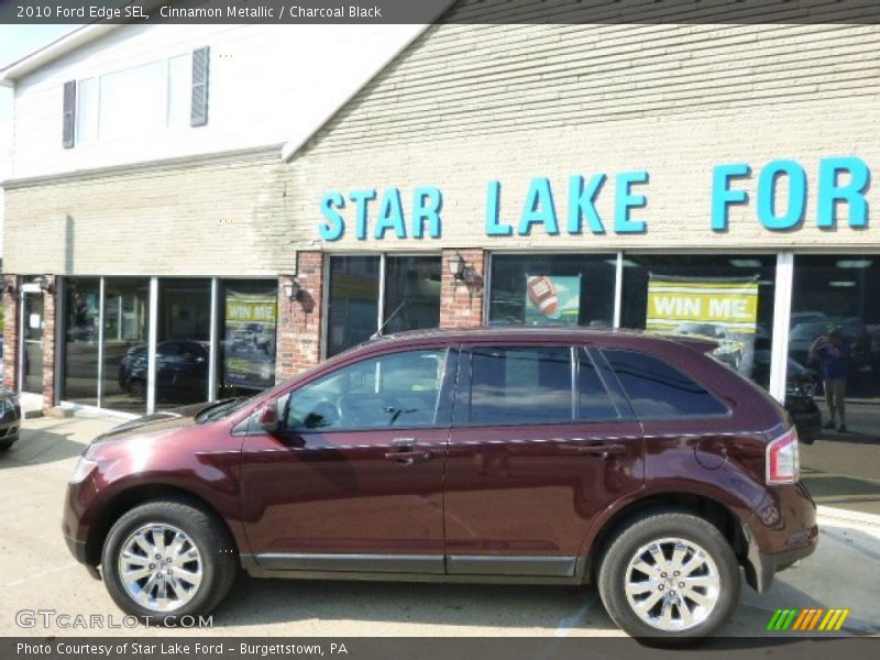 Cinnamon Metallic / Charcoal Black 2010 Ford Edge SEL