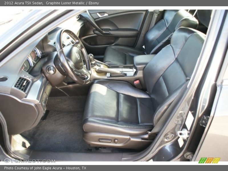 Graphite Luster Metallic / Ebony 2012 Acura TSX Sedan