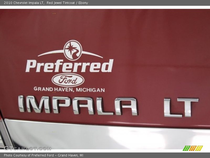 Red Jewel Tintcoat / Ebony 2010 Chevrolet Impala LT
