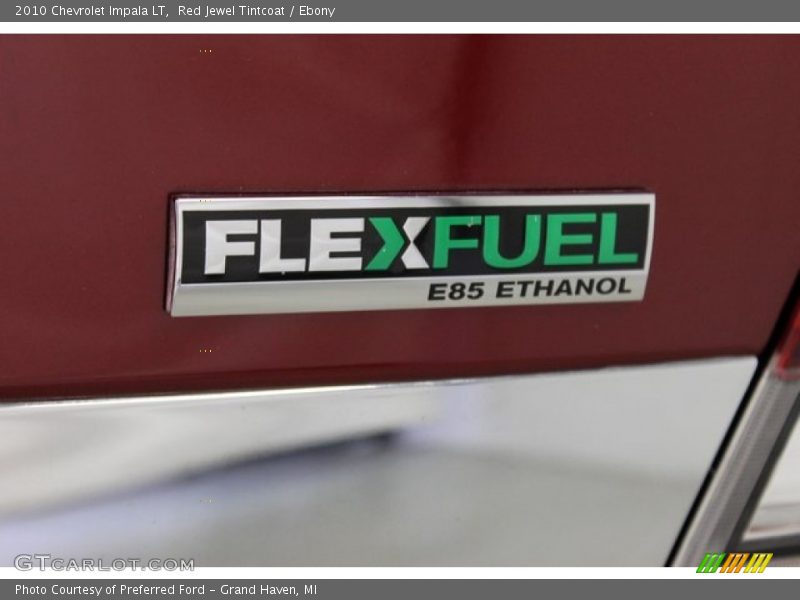 Red Jewel Tintcoat / Ebony 2010 Chevrolet Impala LT