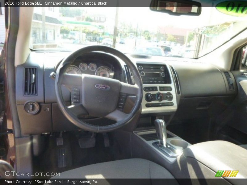 Cinnamon Metallic / Charcoal Black 2010 Ford Edge SEL