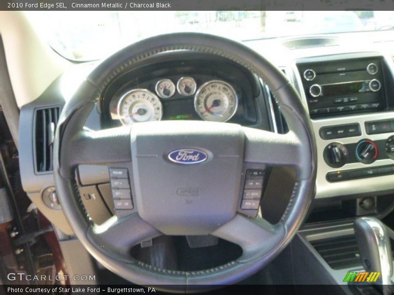 Cinnamon Metallic / Charcoal Black 2010 Ford Edge SEL