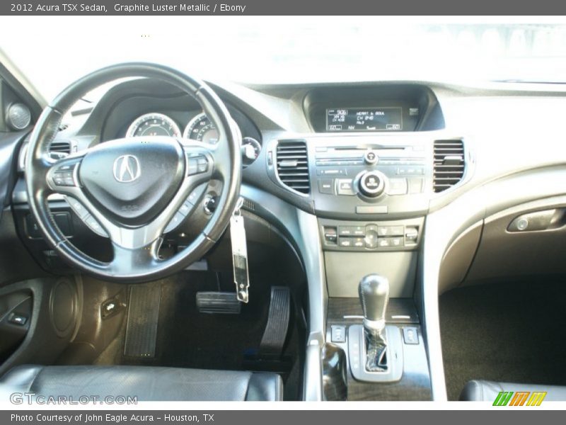 Graphite Luster Metallic / Ebony 2012 Acura TSX Sedan