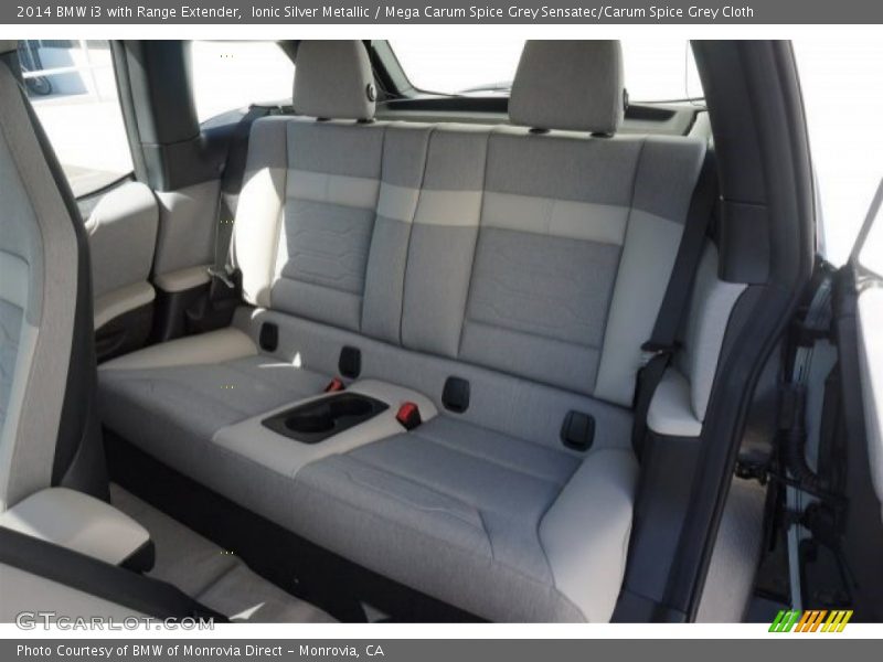 Ionic Silver Metallic / Mega Carum Spice Grey Sensatec/Carum Spice Grey Cloth 2014 BMW i3 with Range Extender