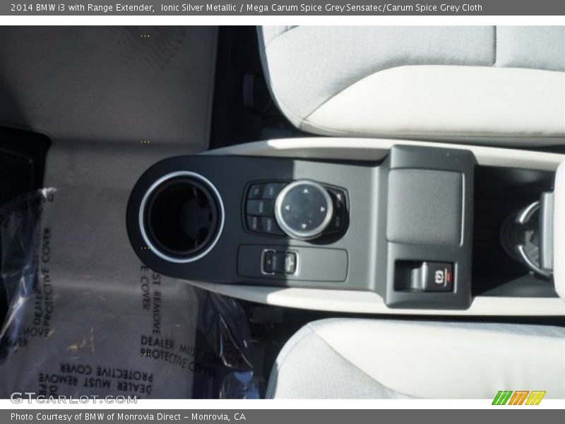 Ionic Silver Metallic / Mega Carum Spice Grey Sensatec/Carum Spice Grey Cloth 2014 BMW i3 with Range Extender