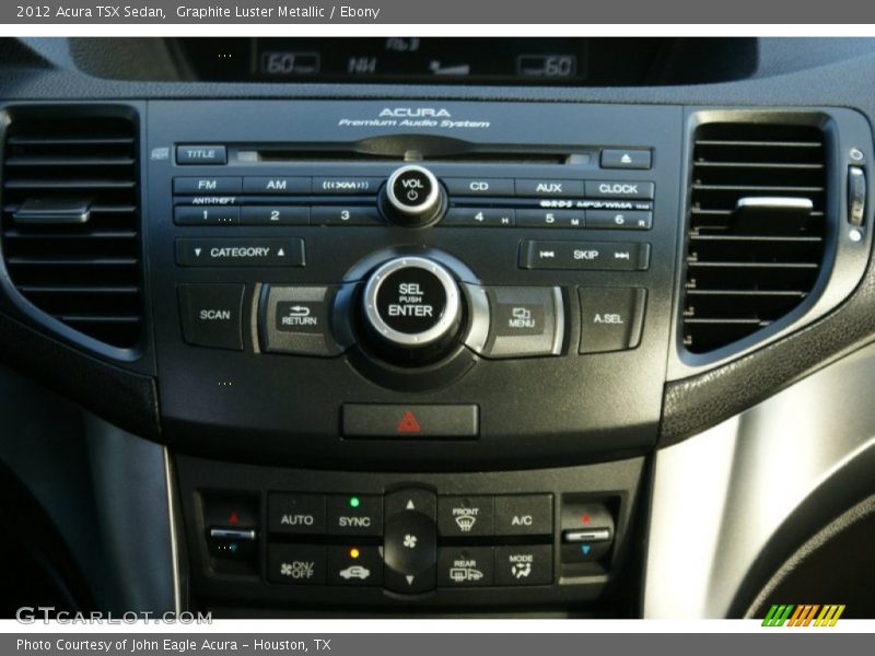 Graphite Luster Metallic / Ebony 2012 Acura TSX Sedan