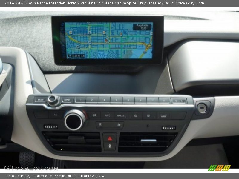 Ionic Silver Metallic / Mega Carum Spice Grey Sensatec/Carum Spice Grey Cloth 2014 BMW i3 with Range Extender