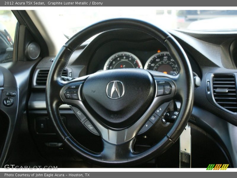 Graphite Luster Metallic / Ebony 2012 Acura TSX Sedan