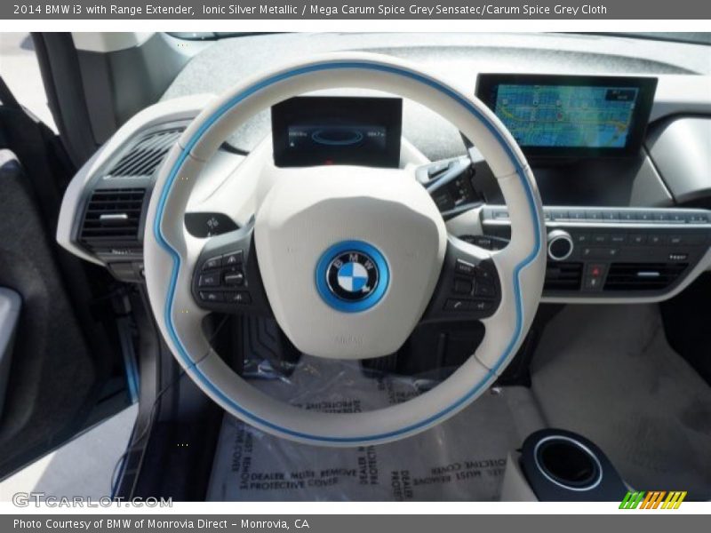  2014 i3 with Range Extender Steering Wheel