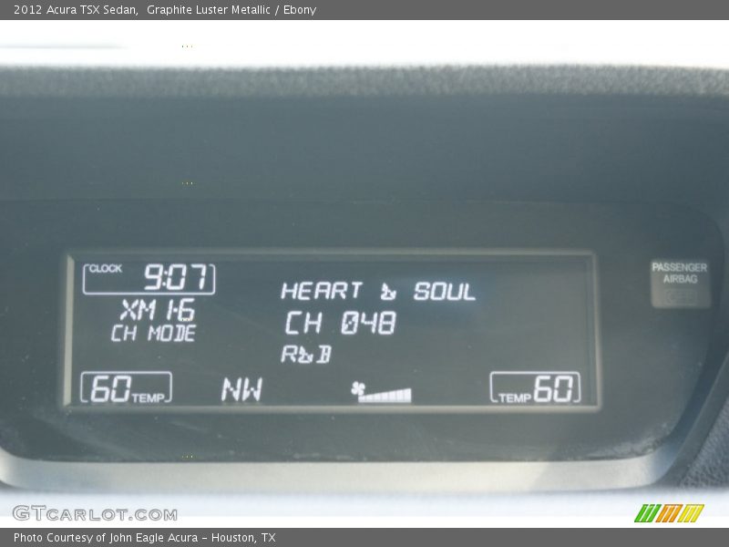 Graphite Luster Metallic / Ebony 2012 Acura TSX Sedan