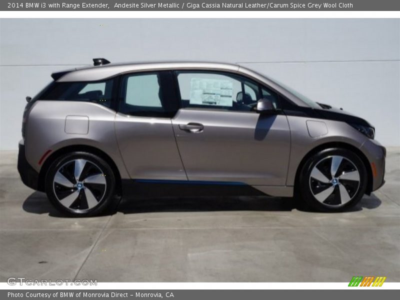  2014 i3 with Range Extender Andesite Silver Metallic