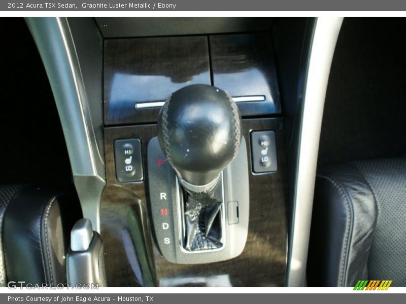 Graphite Luster Metallic / Ebony 2012 Acura TSX Sedan