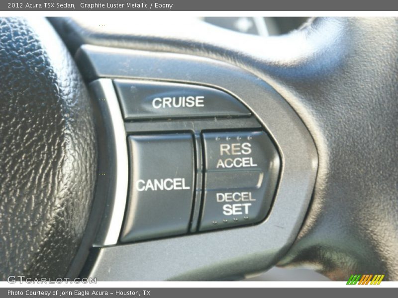 Graphite Luster Metallic / Ebony 2012 Acura TSX Sedan