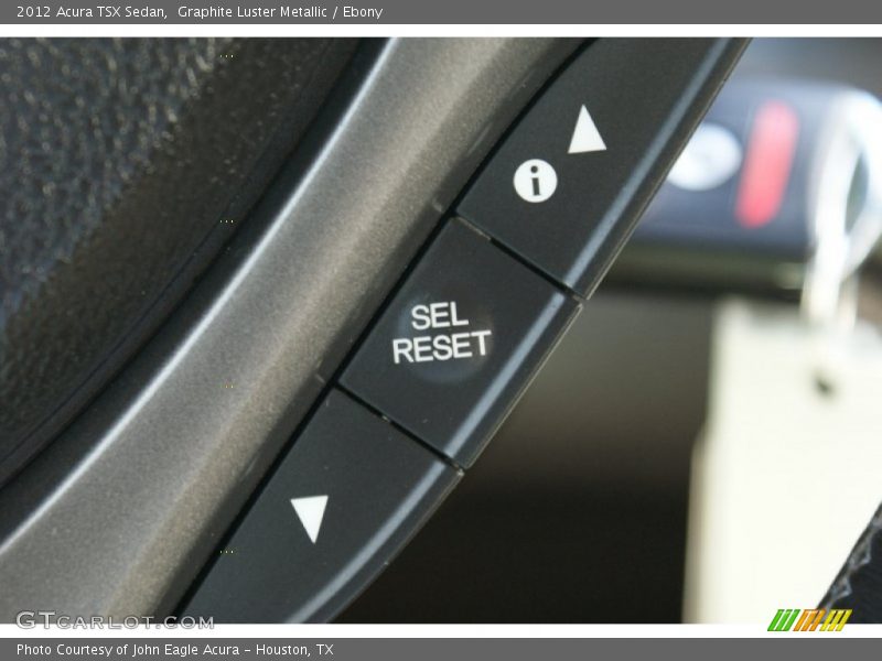 Graphite Luster Metallic / Ebony 2012 Acura TSX Sedan