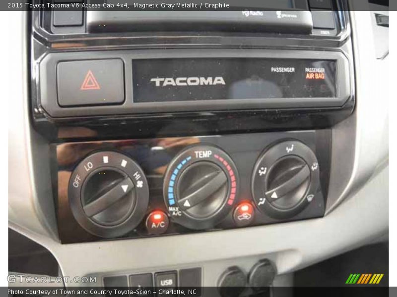 Magnetic Gray Metallic / Graphite 2015 Toyota Tacoma V6 Access Cab 4x4