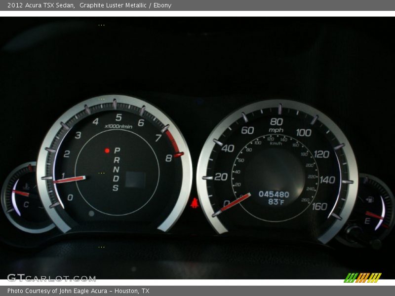 Graphite Luster Metallic / Ebony 2012 Acura TSX Sedan