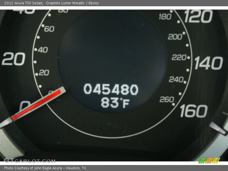 Graphite Luster Metallic / Ebony 2012 Acura TSX Sedan