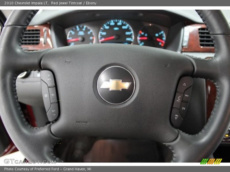 Red Jewel Tintcoat / Ebony 2010 Chevrolet Impala LT
